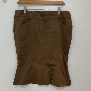 Brown Women's designer Skirt